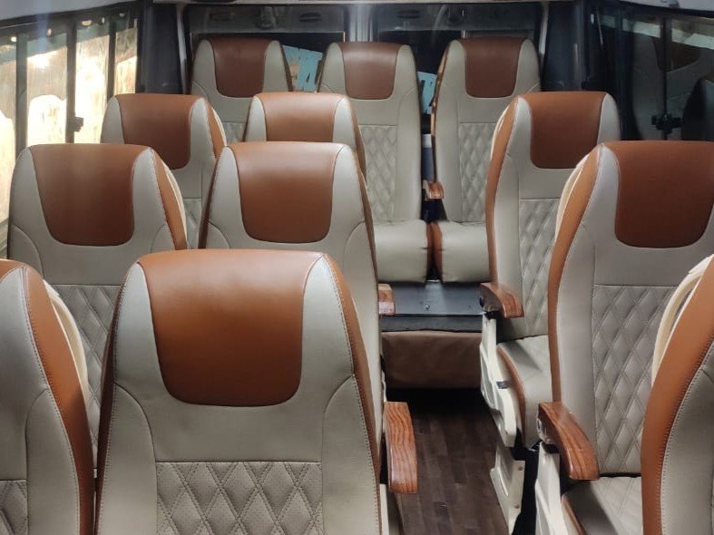 Tempo Traveller 12S Interior by Shimla Manali Taxi Service