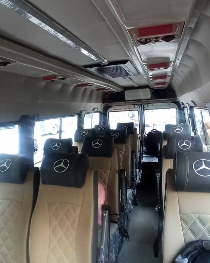 Tempo Traveller 16-Seater interior by Shimla Manali Taxi Service